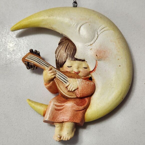 VTG ANRI Ferrandiz Angels Italy Hand Crafted Celestial Christmas Ornaments Set 4 - Picture 3 of 16